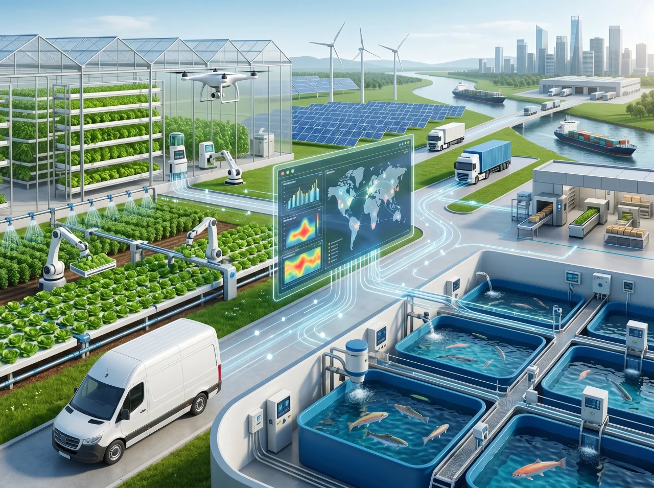 Smart Agriculture, Aquaculture & Sustainable Supply Chains